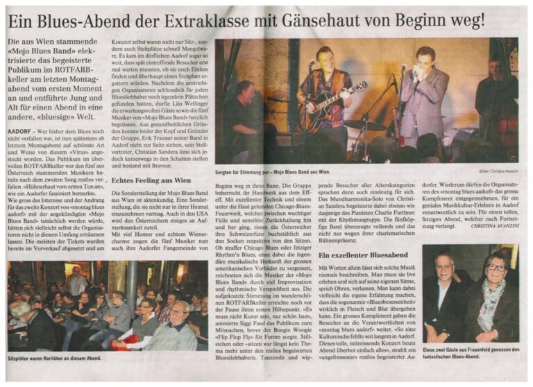 Ein Blues-Abend der Extraklasse