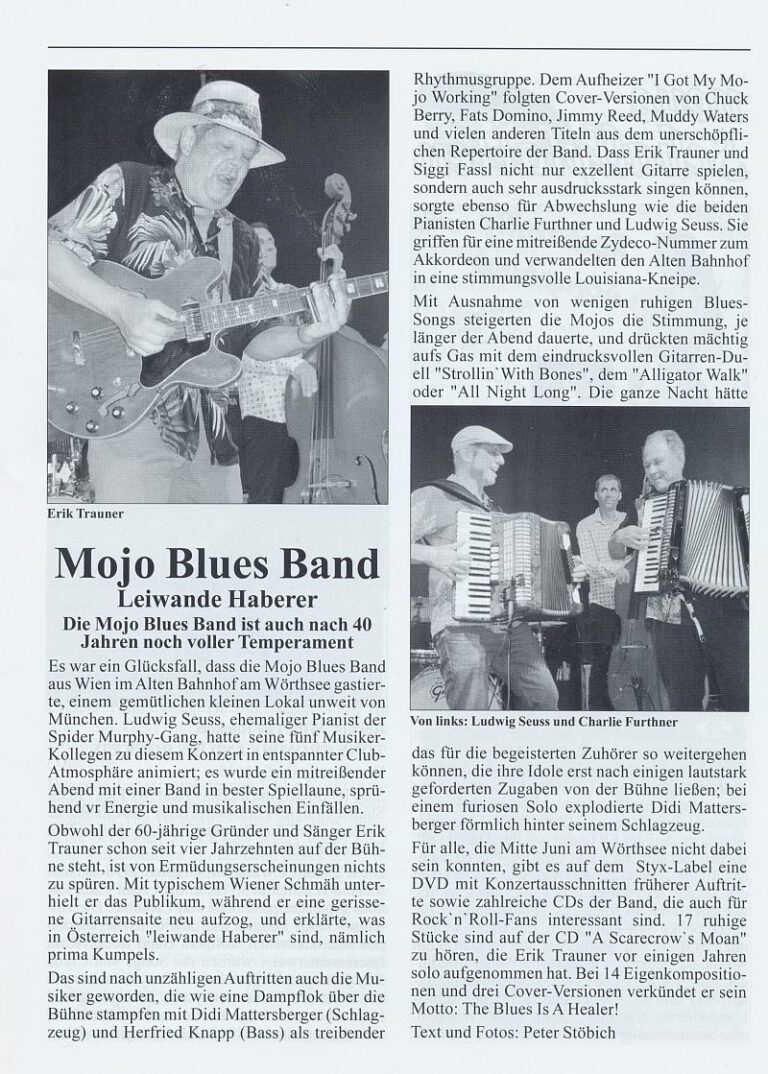 Mojo Blues Band – Leiwand Haberer